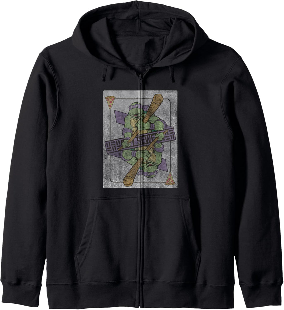 Teenage Mutant Ninja Turtles Donatello Card City Sewer Logo Kapuzenjacke