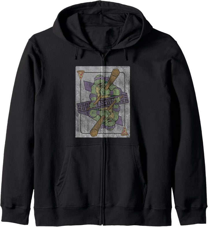 Teenage Mutant Ninja Turtles Donatello Card City Sewer Logo Kapuzenjacke