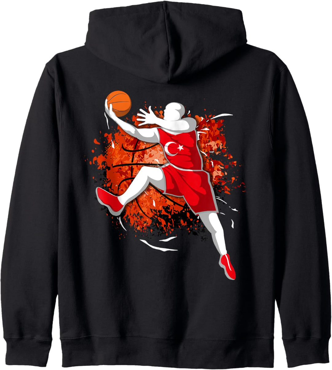 Türkei Basketball Mannschaft Türkische Nationalflagge Sport Kapuzenjacke
