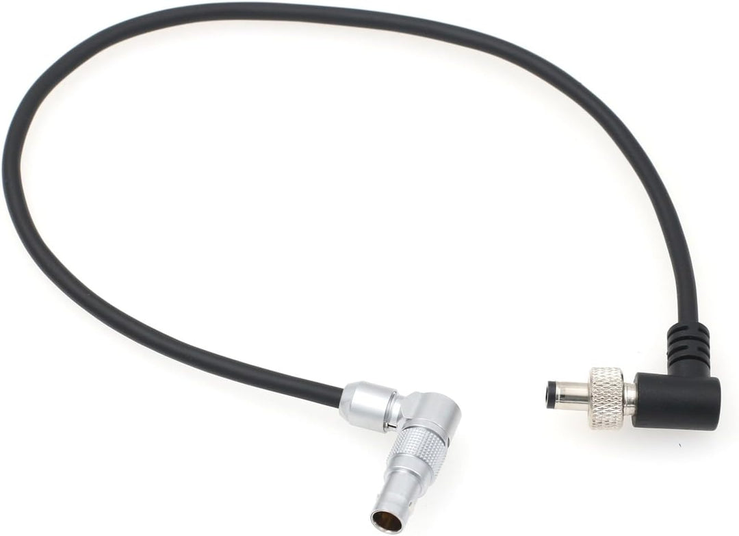 HangTon gedreht rechtwinklig 0B 2 Pin zum verriegelnden DC Barrel Stromkabel für Z Cam E2-F6 S6 F8 K