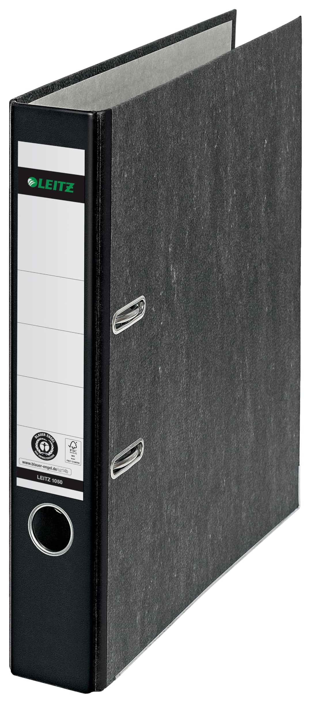 Leitz Qualitäts-Ordner 180°, 10er Pack, A4, klimaneutral, 100 % recycelter Karton, Schmal, 5,2 cm Rü