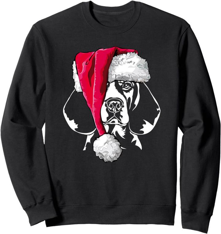 Lustiger Beagle Weihnachtsmann Weihnachten Hunde Geschenk Sweatshirt