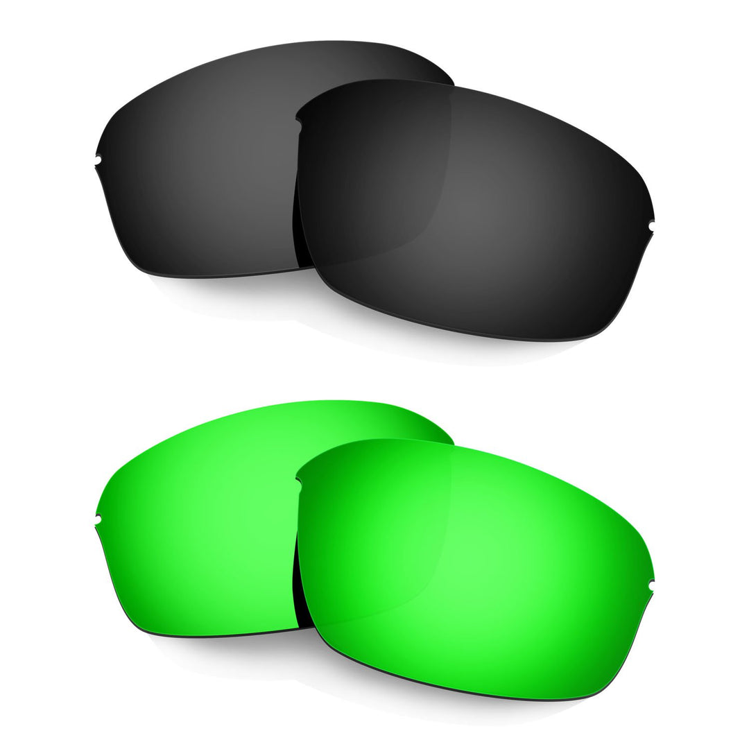 HKUCO Plus Mens Replacement Lenses For Oakley Half Wire 2.0-2 pair
