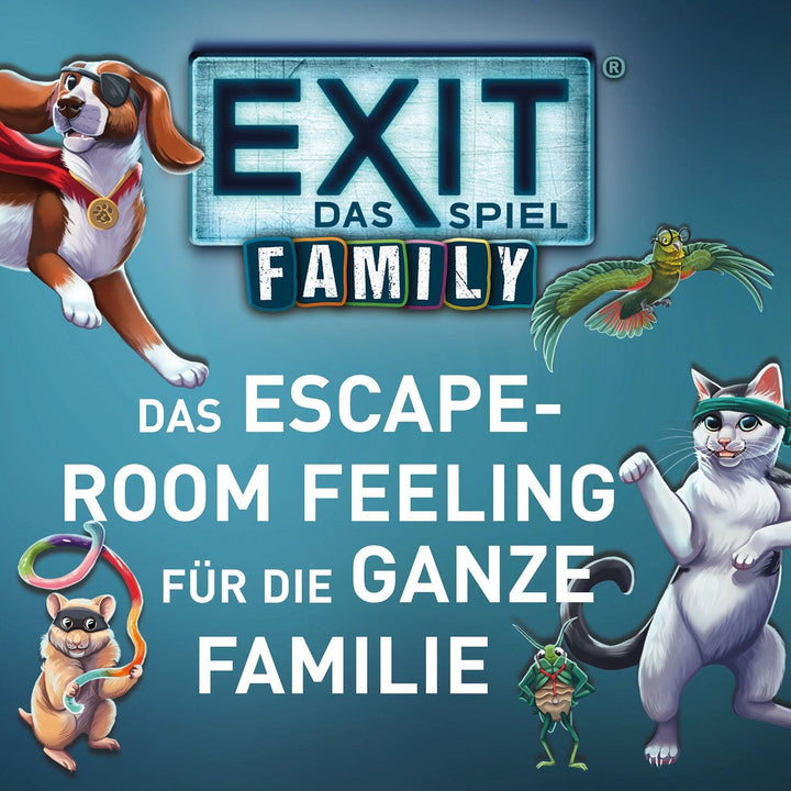 KOSMOS 684662 EXIT® - Das Spiel Family, Zwei Rätselabenteuer Schloss Gemeinstein + Mission Candyland