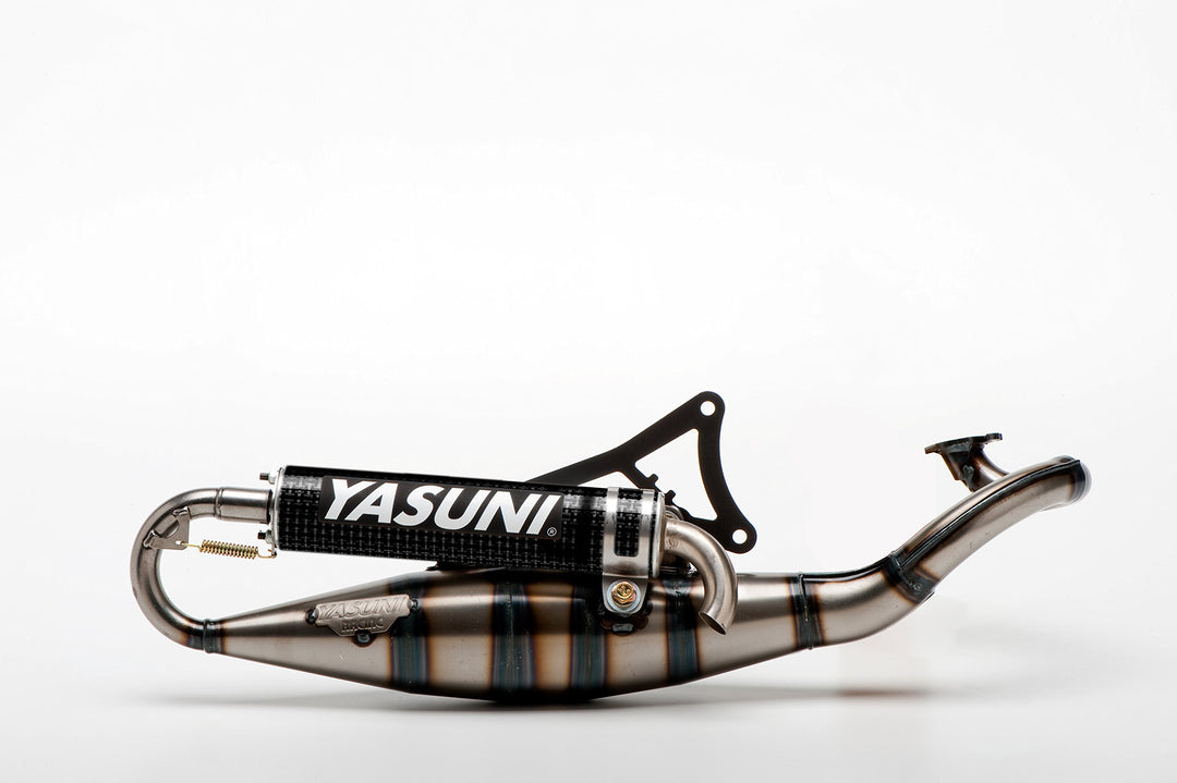 Auspuff Yasuni Scooter R Carbon für Minarelli liegend