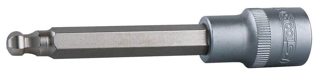 KS Tools 1/2' Bit-Stecknuss Innensechskant mit Kugelkopf, lang, 5 mm