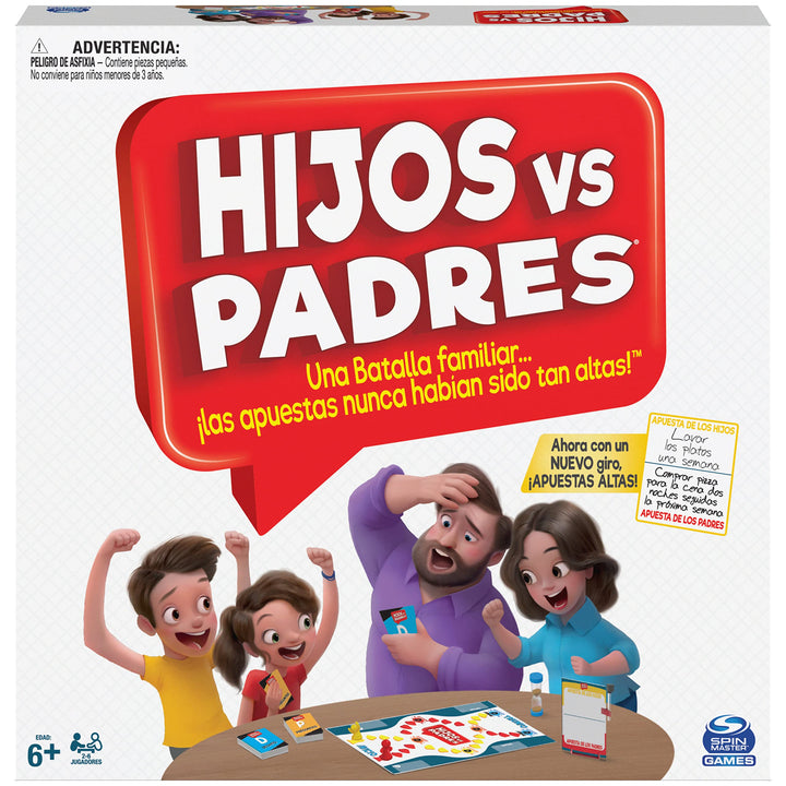 SPIN MASTER Games Klassisches Fragen-Set für die ganze Familie, Sohn, Väter für Kinder ab 6 Jahren (