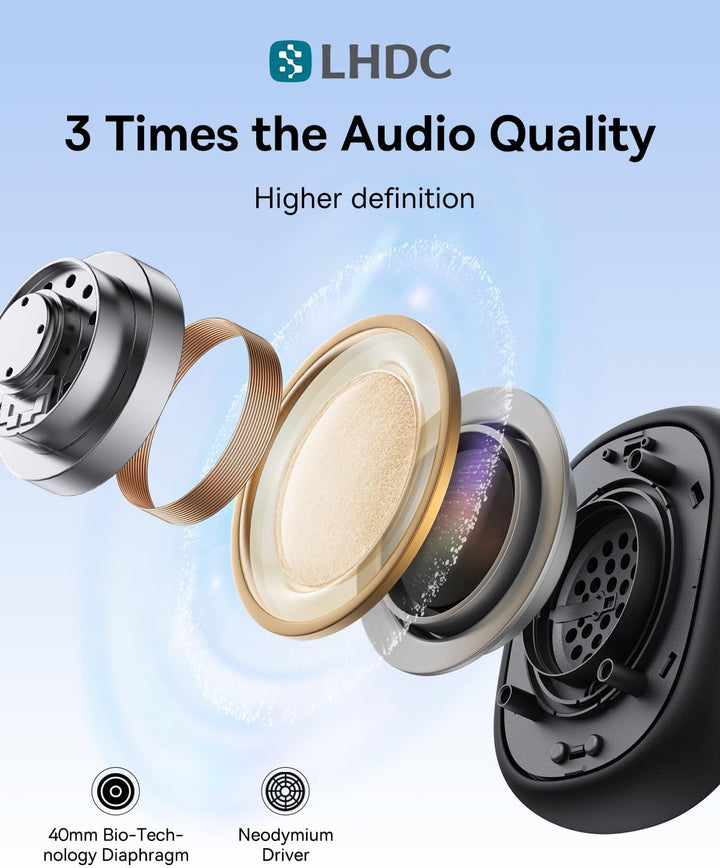 Baseus H1i Bowie ANC Headphone-Black
