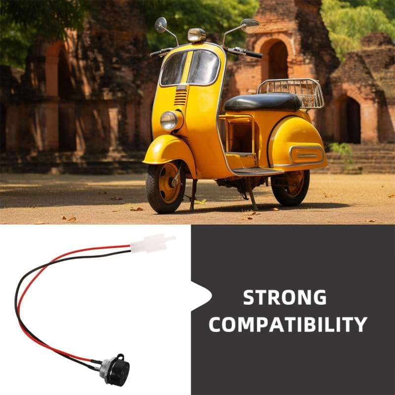 Garneck 4 Stück Zubehör für Elektro-Dreirad, Motorrad-Ladeanschluss für Elektroroller, Erdladung, fü
