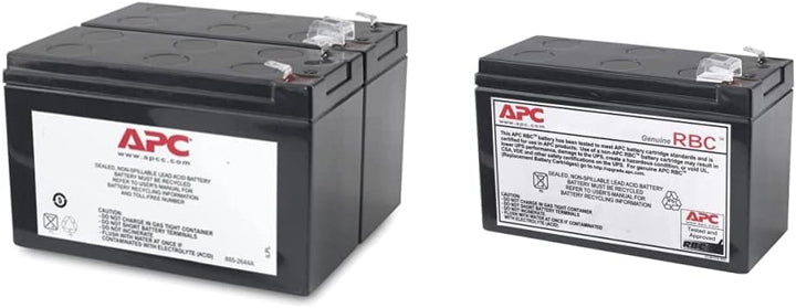 APC APCRBC113 Batterie USV RBC113 schwarz & APCRBC110 - Ersatzbatterie für Unterbrechungsfreie Notst