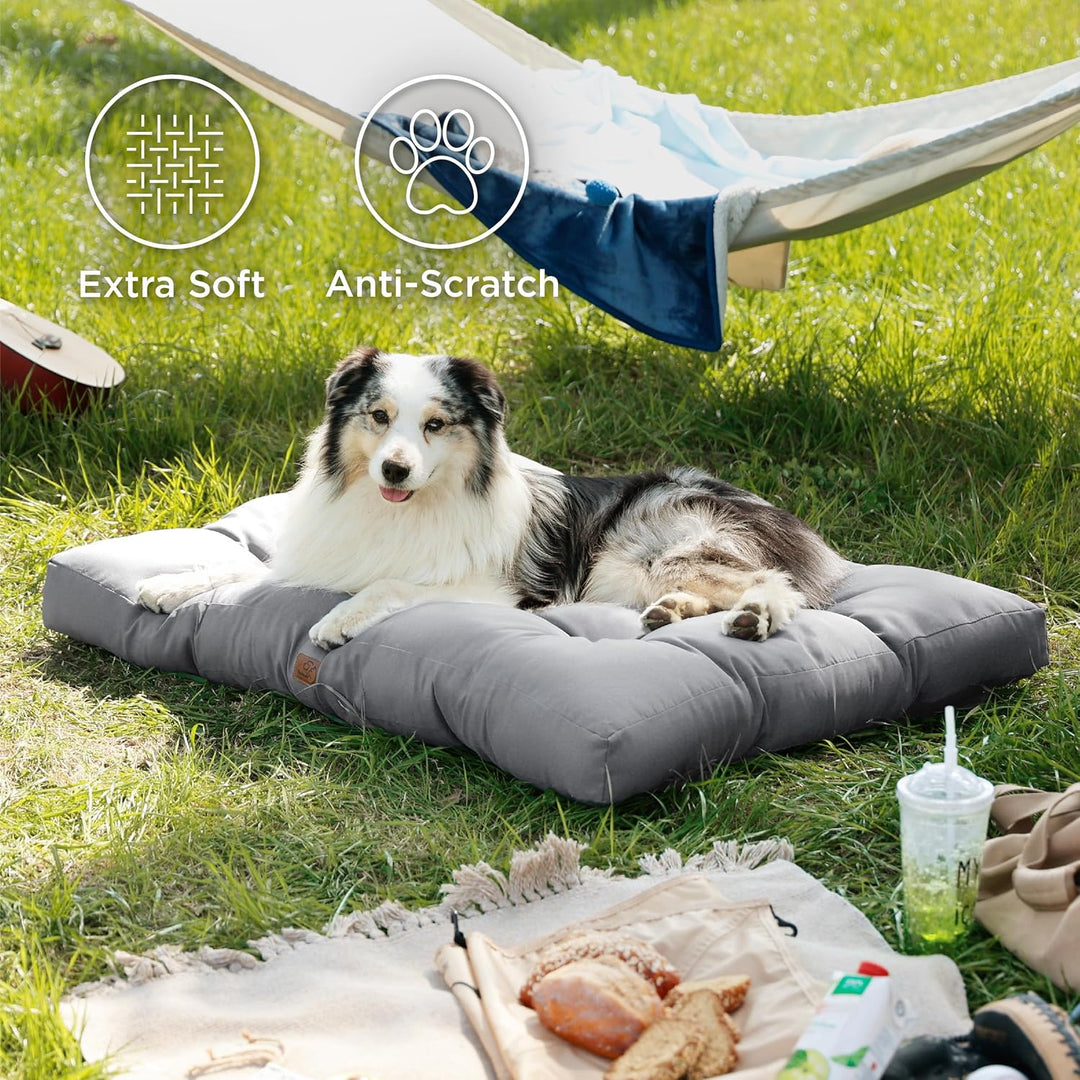 BEDSURE Hundekissen grosse Hunde waschbar - 111x89cm hundematratze wasserdicht XXL für grosse, mitte