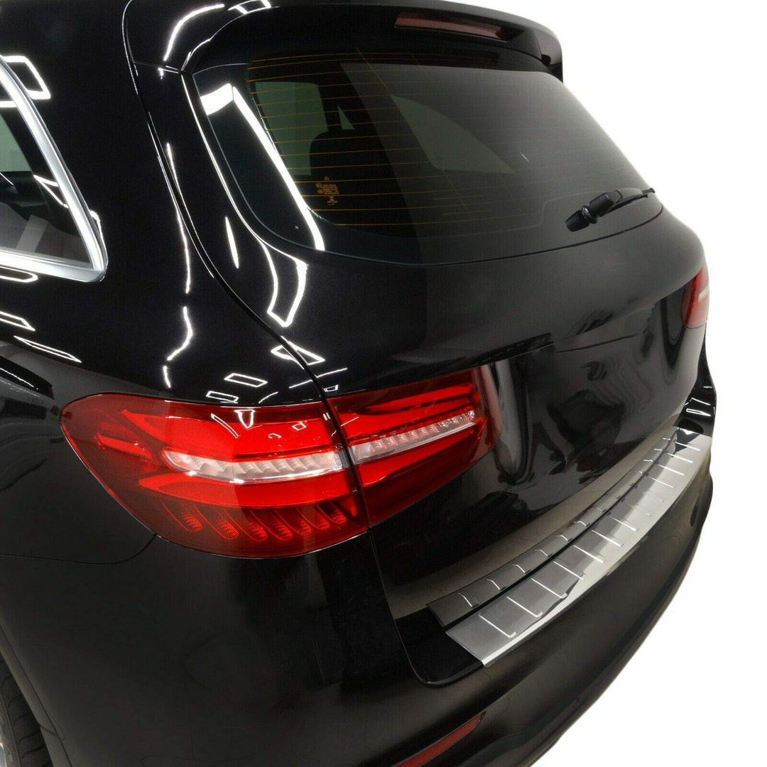 Ladekantenschutz Edelstahl CHROM kompatibel für MERCEDES GLC KLASSE X253 | 2015-03.2019 | premium Qu