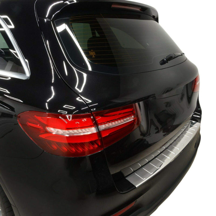 Ladekantenschutz Edelstahl CHROM kompatibel für MERCEDES GLC KLASSE X253 | 2015-03.2019 | premium Qu