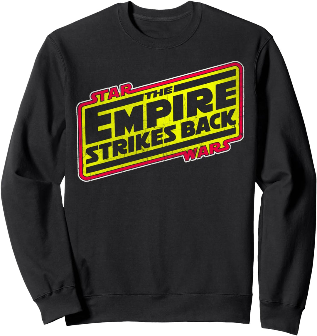 Star Wars The Empire Strikes Back Red & Yellow Logo Sweatshirt