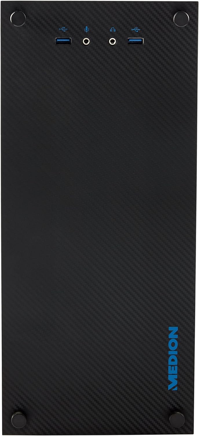 MEDION P66096 Desktop PC (Intel Core i5-12400F, 8GB DDR4 RAM, 512GB SSD, NVIDIA GeForce GTX 1650, Wi