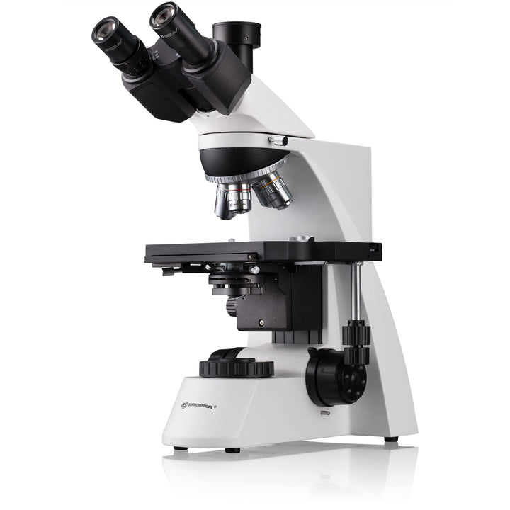 Bresser trinokulares Durchlicht Mikroskop Science TRM-301 Trino 40-1000x Vergrösserung, planachr. Ob