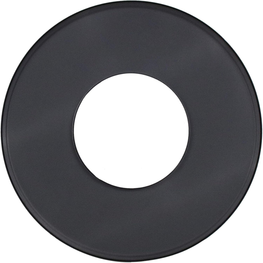 LANZZAS Ofenrohr Wand-Rosette mit 90 mm Rand - für den Durchmesser Ø 150 mm - Farbe: gussgrau - Rauc