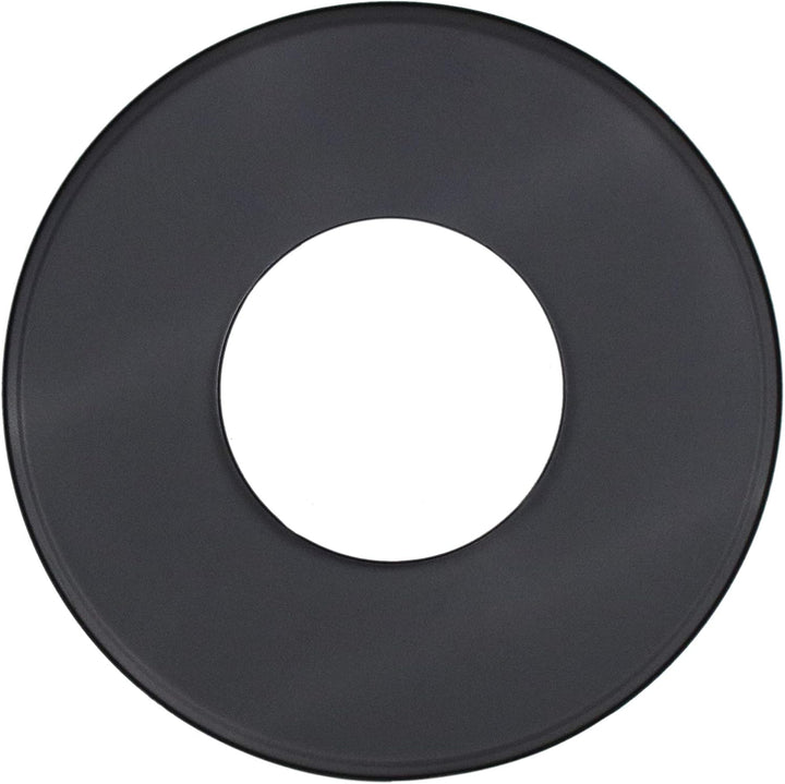 LANZZAS Ofenrohr Wand-Rosette mit 90 mm Rand - für den Durchmesser Ø 150 mm - Farbe: gussgrau - Rauc