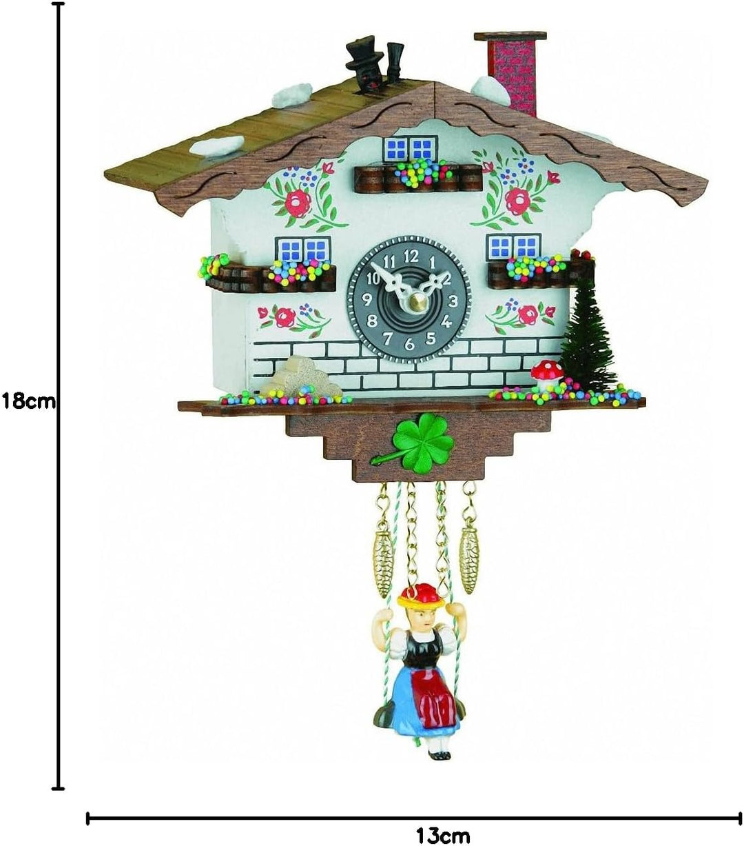 Trenkle Schwarzwalduhr Schweizerhaus mit Kaminfeger