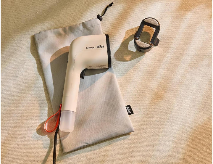 Braun QuickStyle 3 GS3012BG, kompakter und leichter Steamer, Dampfglätter mit schneller Aufheizung,