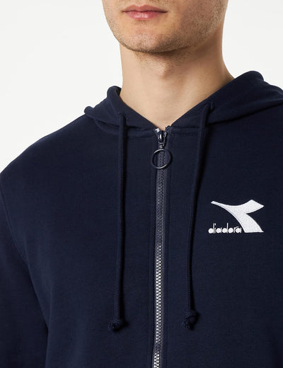 Diadora Herren Hoodie FZ CORE, Classic Navy, XXL