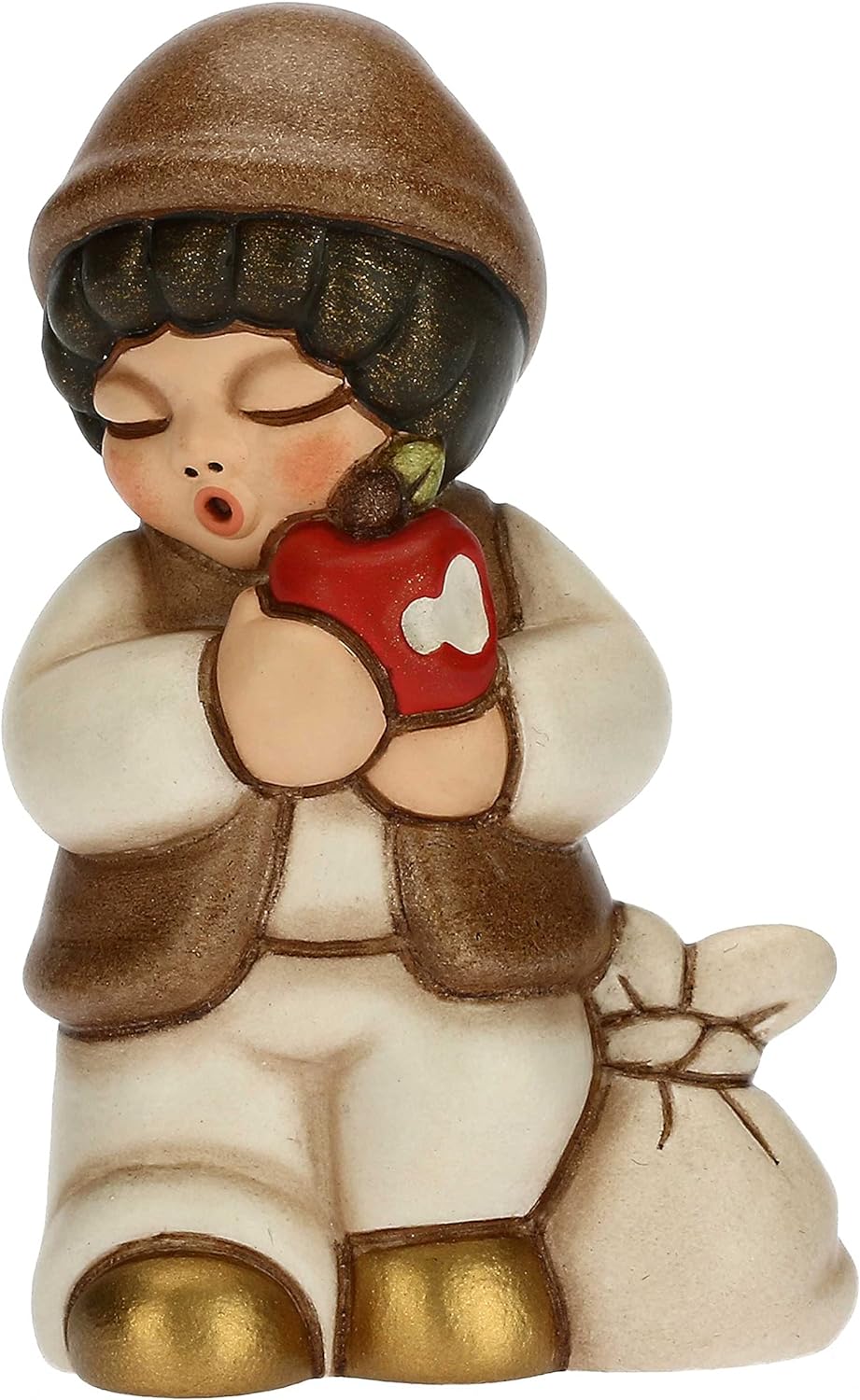 THUN - Kleinkind mit weissem Apfel Krippe