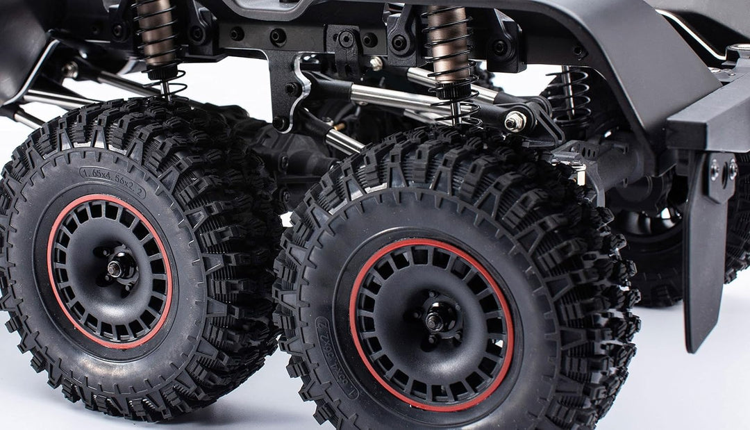 Amewi 22555 AMXRock RCX10.3B Scale Crawler 6x6 Pick-Up 1:10 ARTR grau