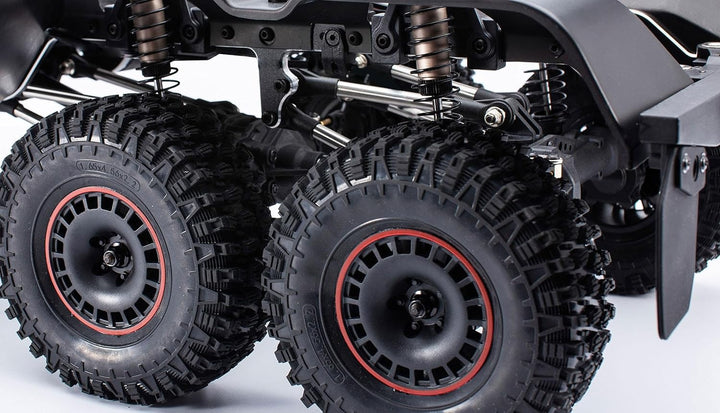 Amewi 22555 AMXRock RCX10.3B Scale Crawler 6x6 Pick-Up 1:10 ARTR grau