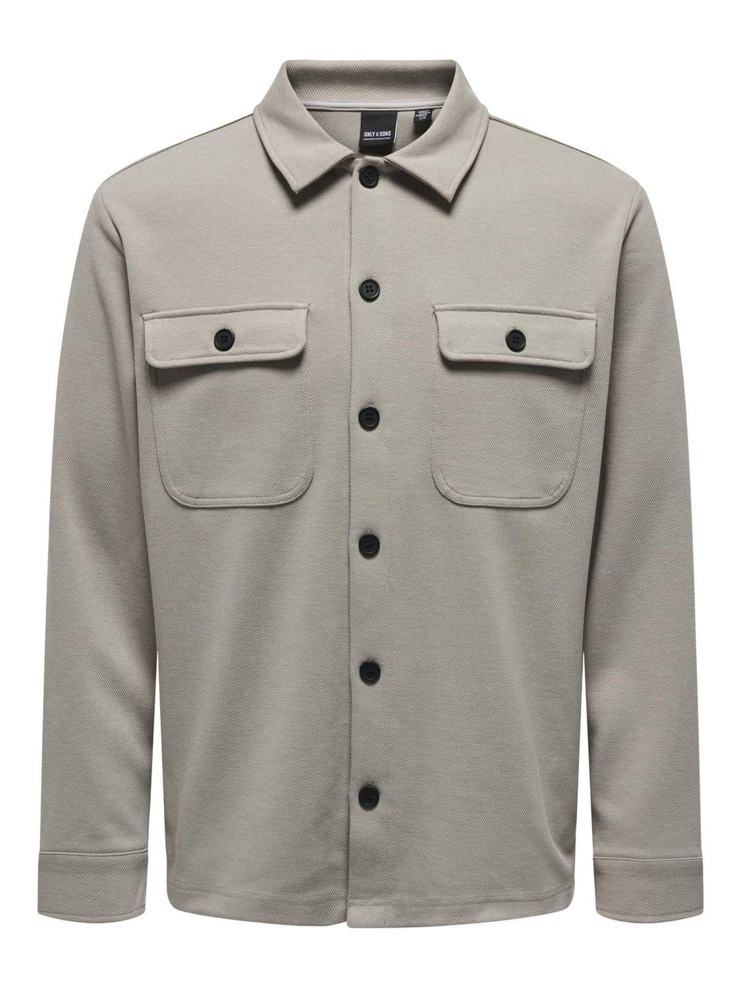 ONLY & SONS Male Hemd Normal geschnitten Hemdkragen Hemd XL Vintage Khaki/Pattern:melange, XL Vintag