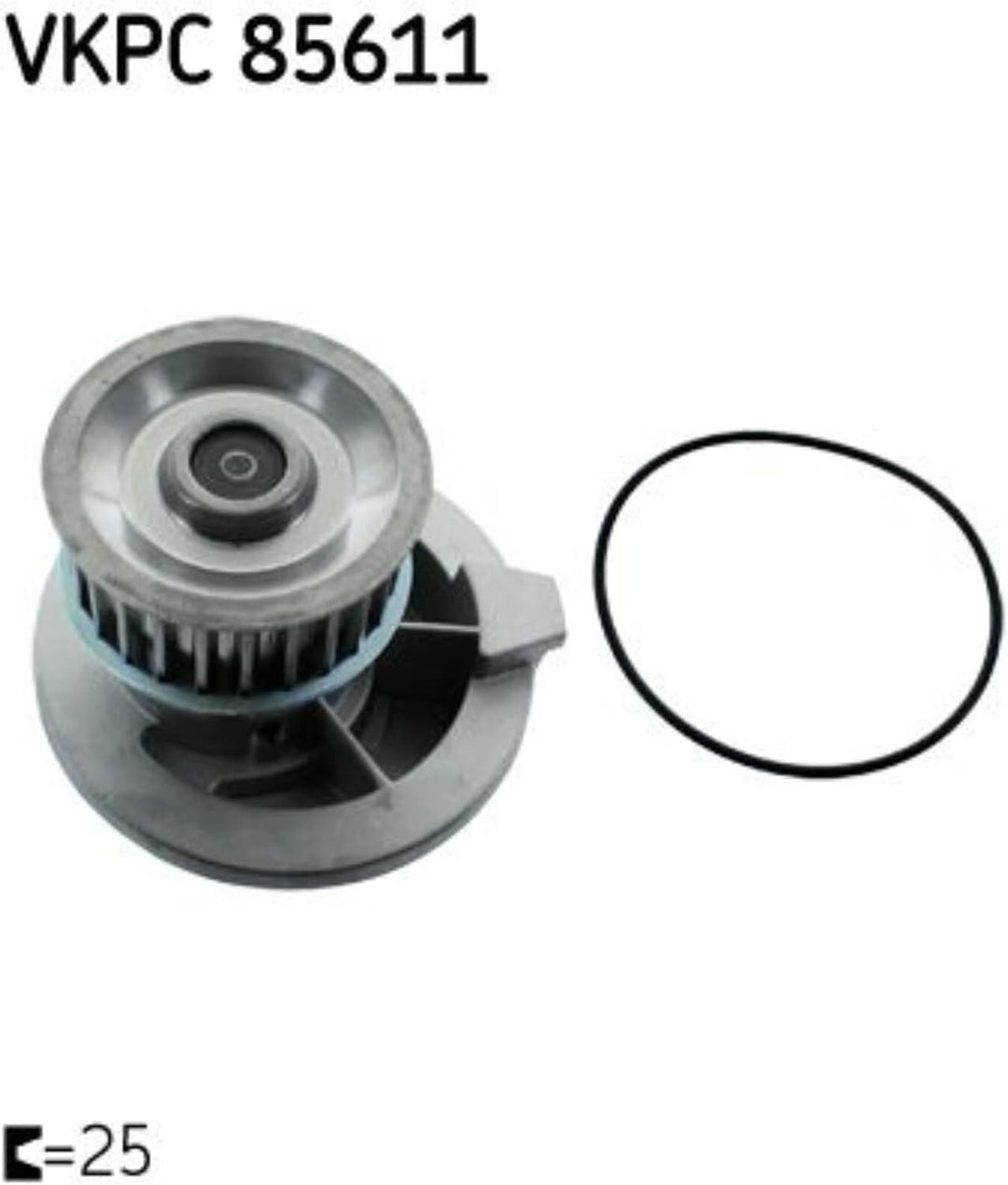 SKF VKMC 05224 Spannrollensatz inkl. Wasserpumpe