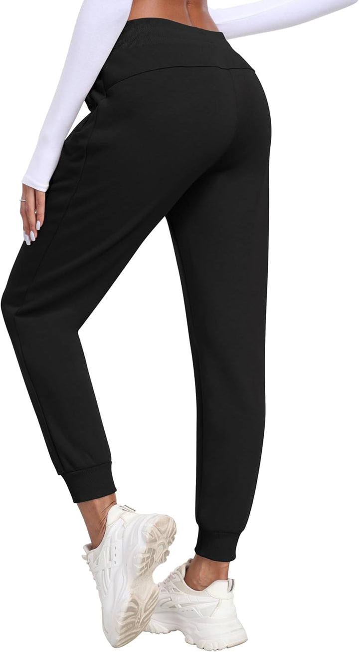 MoFiz Jogginghose Damen Thermohose Mikrofleece Sporthose Atmungsaktiv Waterproof Sweatpants mit Reis