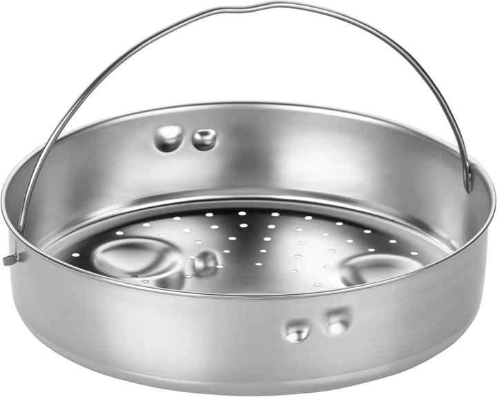 WMF Perfect Schnellkochtopf Induktion 6 & Schnellkochtopf-Zubehör Set 2-teilig, Einsatz gelocht mit