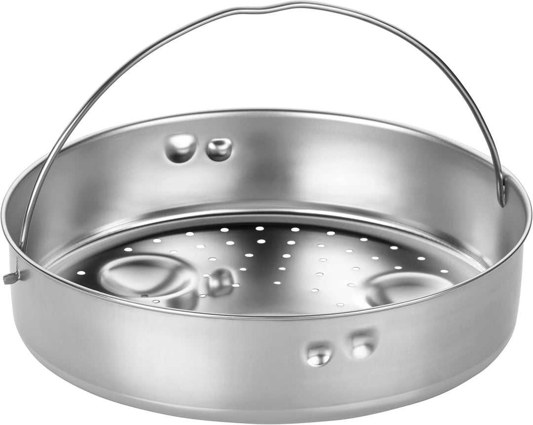 WMF Perfect Schnellkochtopf Induktion 4,5l, Dampfkochtopf & Schnellkochtopf-Zubehör Set 2-teilig, Ei