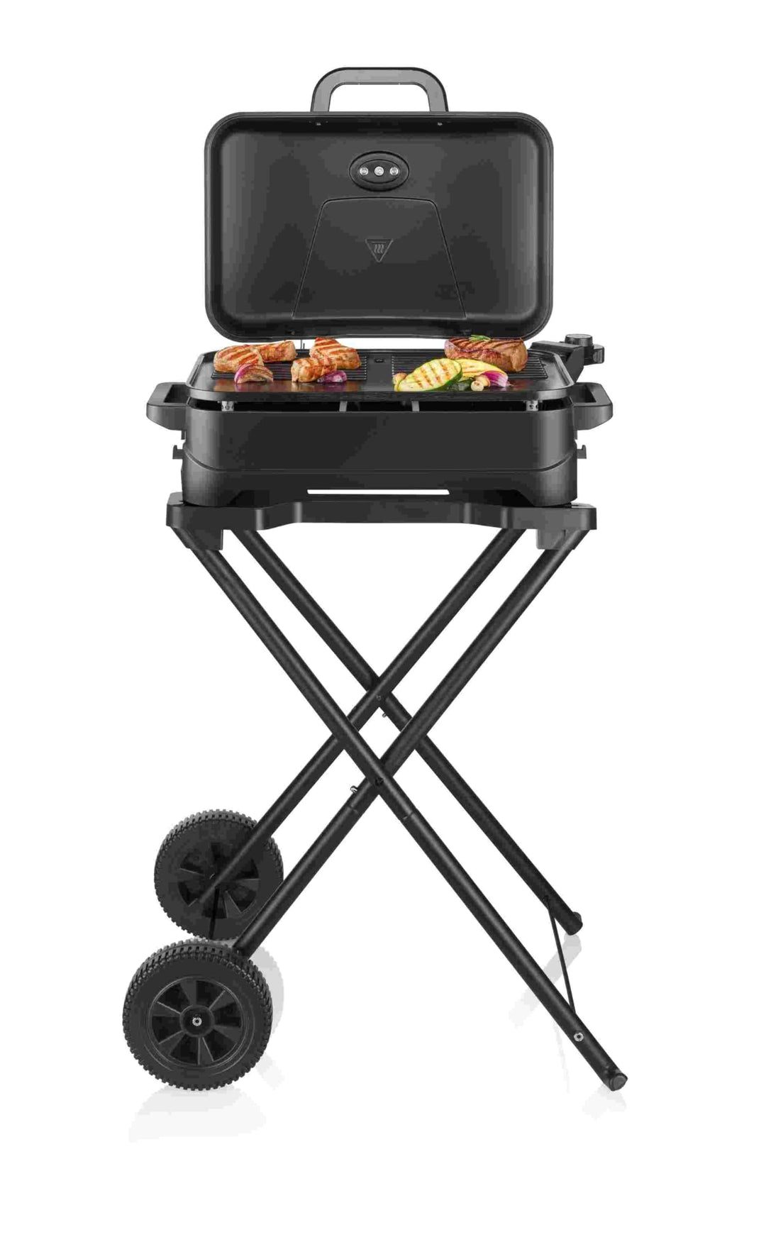 SEVERIN Electric Outdoor BBQ Grill mit Stand und Haube PG 8598