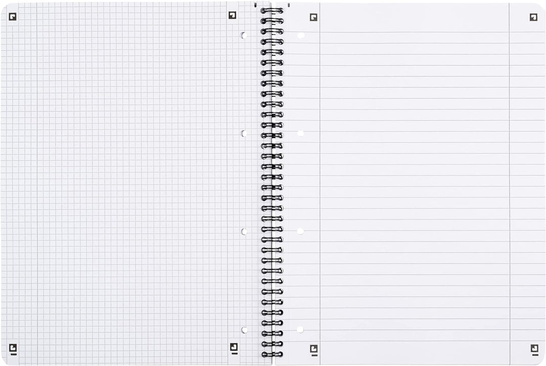Oxford 384403226 Schule Schulheft A4 kariert, mit Rand, Lineatur 26, 32 Blatt, rot, 10er Pack & DUO