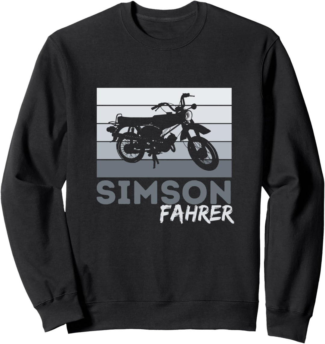 Simson Fahrer DDR Moped Zweitakt S51 Vintage Sweatshirt