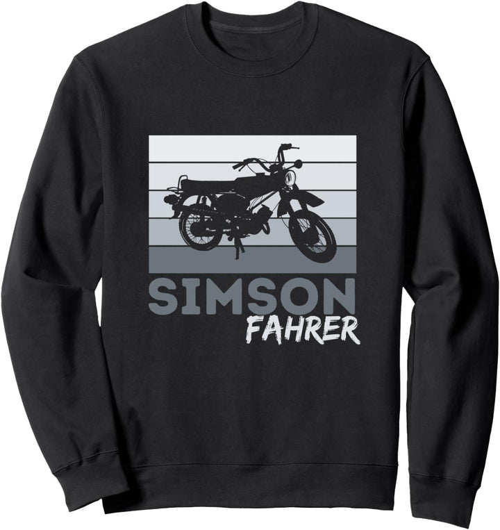 Simson Fahrer DDR Moped Zweitakt S51 Vintage Sweatshirt