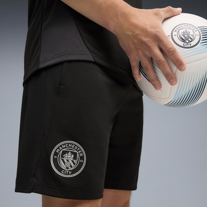 Puma Manchester City FC Herren Trainingshorts mit Tasche 25/26 XS Black X Silver, XS Black X Silver