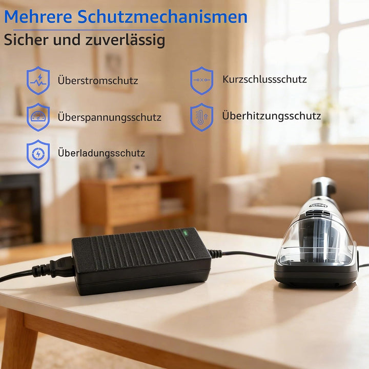 KFZ Netzadapter 12V 15A, Spannungswandler AC 230V auf DC 12V 15A 180W mit Europäischem Standardsteck