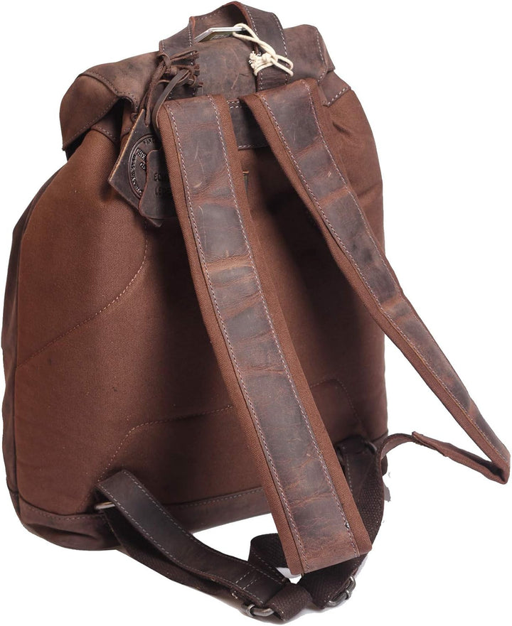 Greenburry Vintage Umhängetasche Braun 32x36x15cm Ledertasche Rucksack