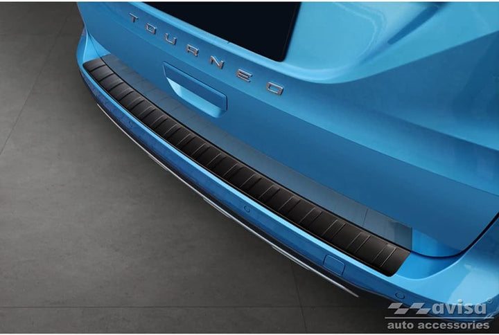 Avisa Matt-Schwarz Edelstahl Heckstossstangenschutz kompatibel mit Ford Tourneo Connect III 2022- 'R