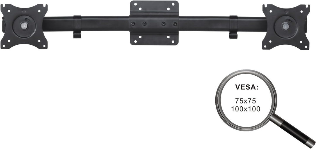 PureMounts PM-Office-AD Dual Screen Adapter für 2 Monitore 33-69 cm (13-27 Zoll) & CSL-Computer - XX