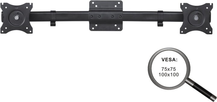 PureMounts PM-Office-AD Dual Screen Adapter für 2 Monitore 33-69 cm (13-27 Zoll) & CSL-Computer - XX