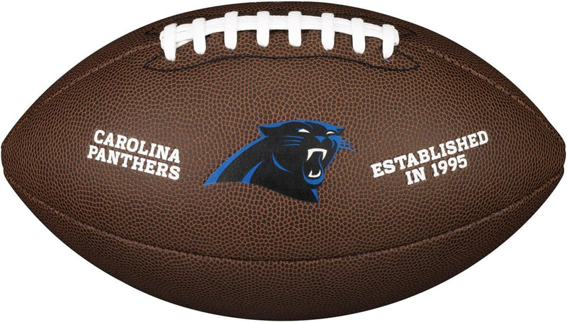 Wilson Sporting Goods NFL Team Logo Composite Fussball Carolina Panthers, Carolina Panthers