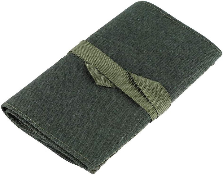 Cyrank Canvas Garden Tools Pouch, japanische Bonsai Tools Storage Package Roll Bag Canvas Tool Set C