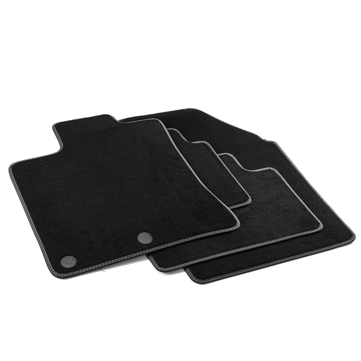 MDM PRO-2419 Fussmatten für Nissan Qashqai I 02.2007>2013, Passgenau Velours Kunstlederkanten und do