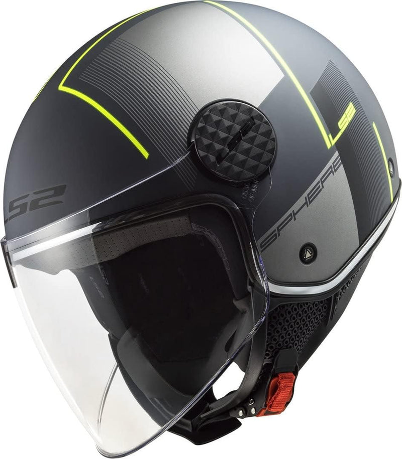 LS2, jethelm motorrad Sphere lux Firm mat black titanium, M, M mat black titanium