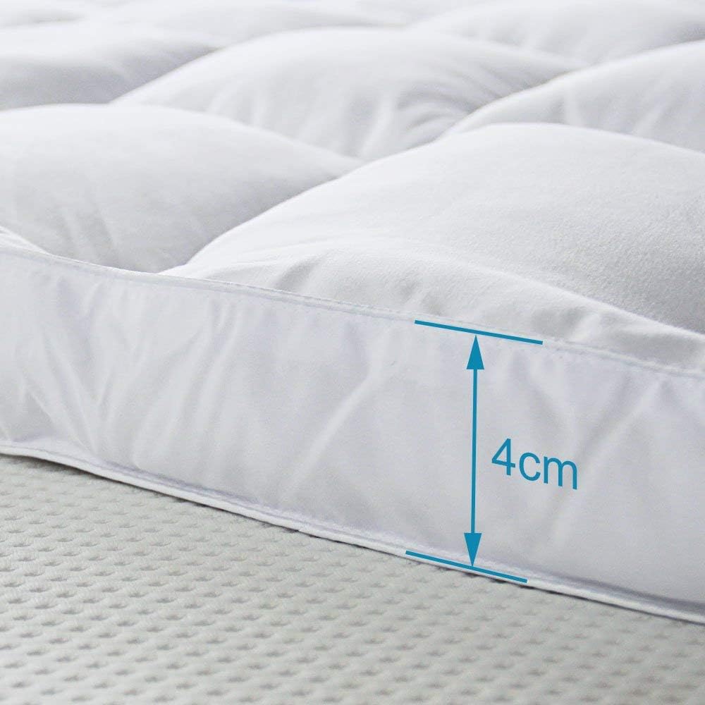 Bedecor Ultra-weich Matratzenauflage, Mikrofaser Polyester Matratzentopper, gefüllte Matratze, Atmun