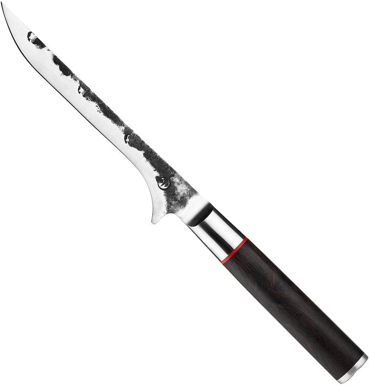 Forged Sebra Ausbeinmesser, 15cm, handgefertigt, in Holzkiste