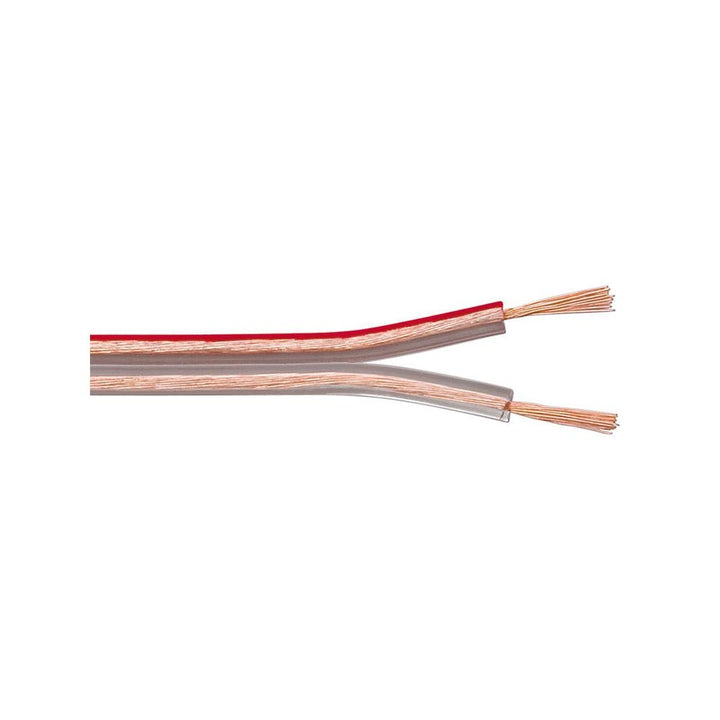 Goobay 15133 Lautsprecherkabel 2x2,5mm² Kupfer Litze / Boxenkabel Audio Kabel Meterware / Speaker Ca